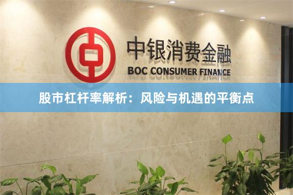 股市杠杆率解析：风险与机遇的平衡点