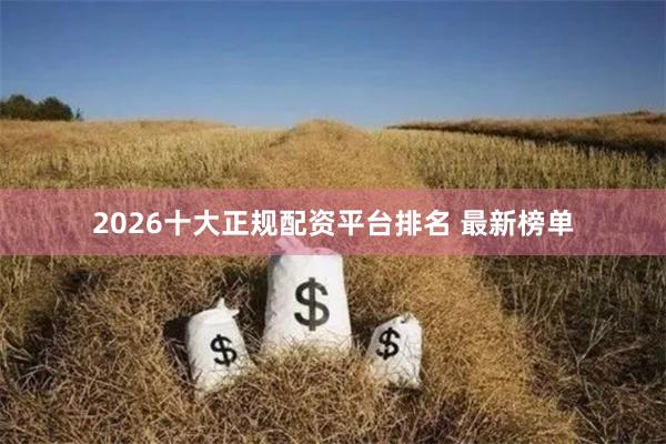 2026十大正规配资平台排名 最新榜单